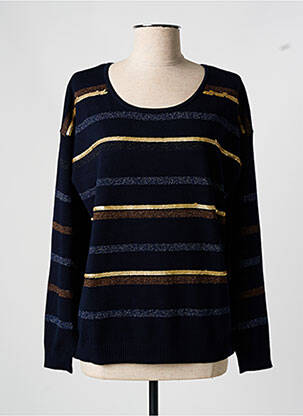 Pull bleu JULIE GUERLANDE pour femme