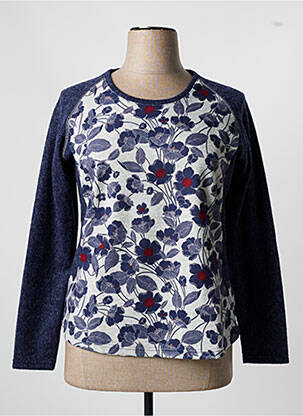 Pull bleu TELMAIL pour femme
