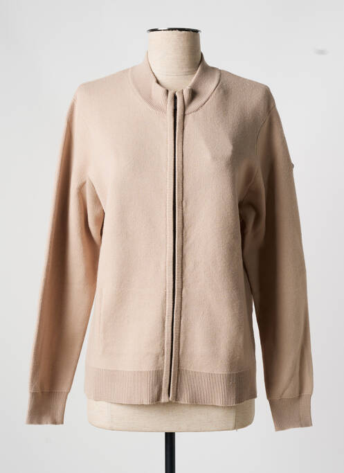 Gilet manches longues stretch beige CONCEPT K femme