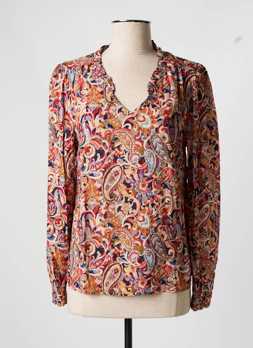 Blouse orange JULIE GUERLANDE pour femme