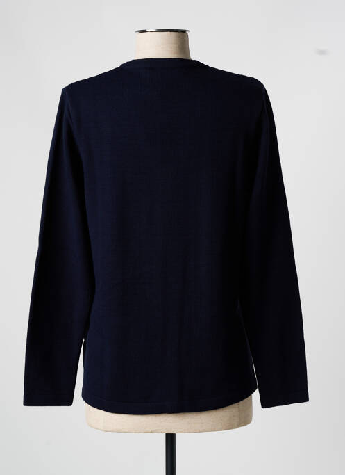 Gilet manches longues bleu ELEANE pour femme