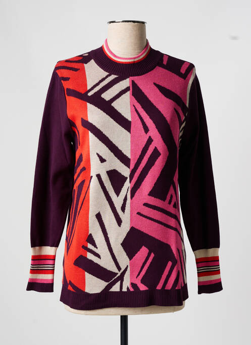Pull violet SCORZZO pour femme