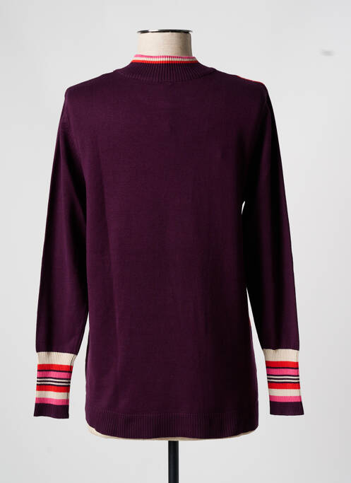 Pull violet SCORZZO pour femme