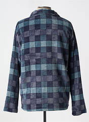 Robe de chambre bleu MASSANA pour homme seconde vue