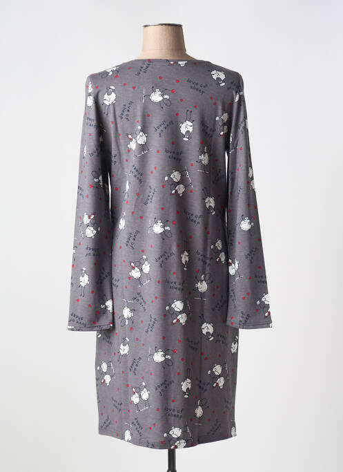 Chemise de nuit gris RINGELLA femme