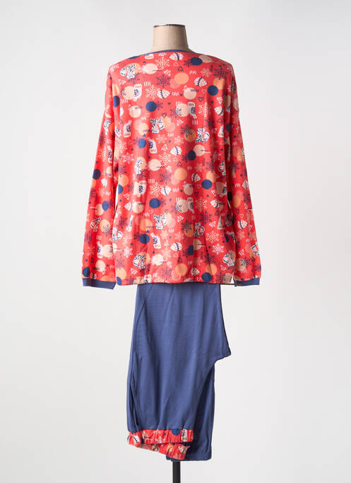 Pyjama orange MASSANA pour femme