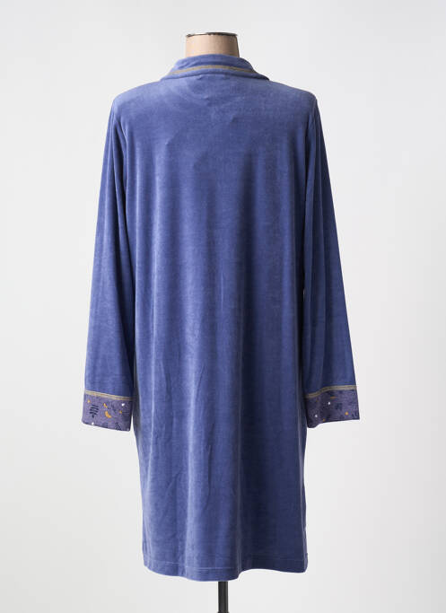 Robe de chambre bleu MASSANA pour femme
