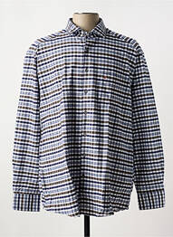 Chemise manches longues poches bleu JUPITER homme
