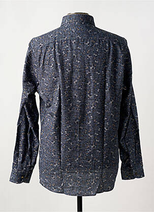 Chemise manches longues imprimé fleurs bleu JUPITER homme