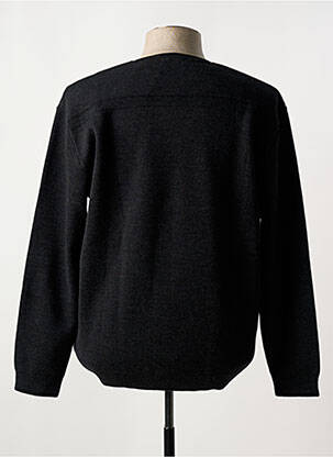 Pull col v manches longues gris PAUL RHODAMEL homme