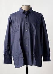 Chemise manches longues bleu CLASSIC GENERATION pour homme seconde vue