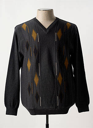 Pull gris I.ODENA pour homme