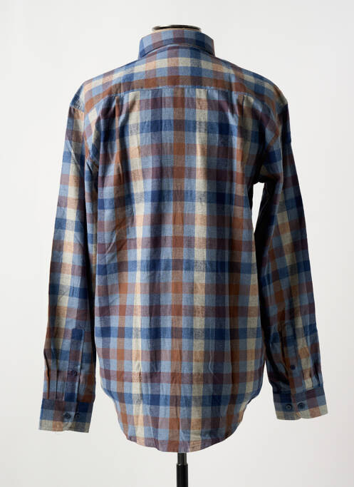 Chemise manches longues bleu EASY LINE pour homme