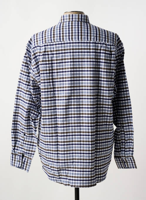 Chemise manches longues bleu JUPITER pour homme