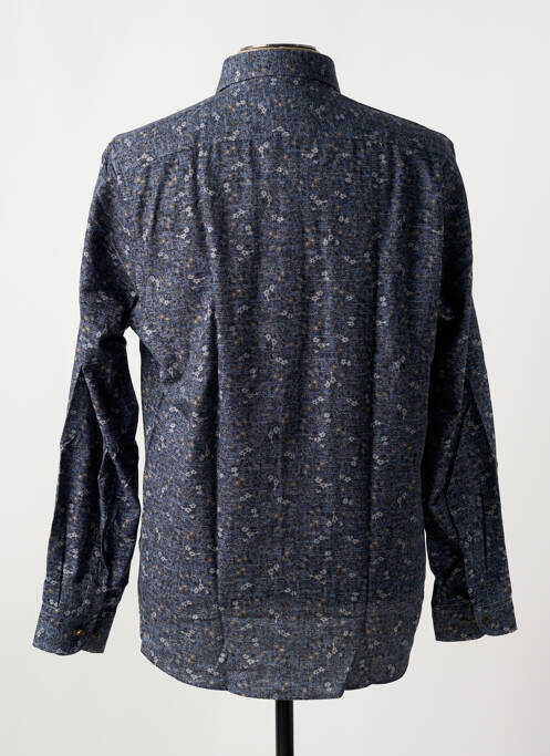 Chemise manches longues bleu JUPITER pour homme