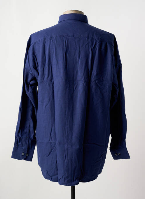 Chemise manches longues bleu JUPITER pour homme