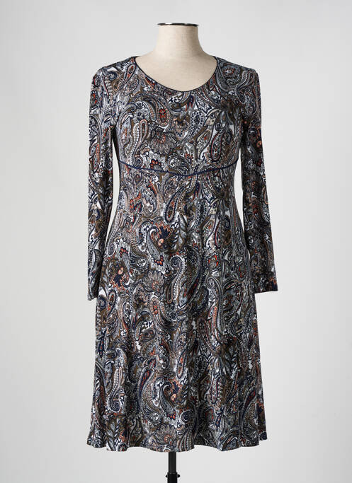 Robe mi-longue bleu GEVANA pour femme