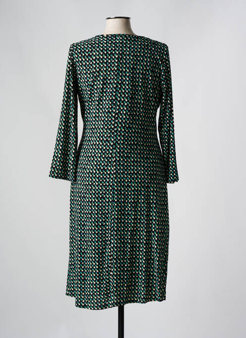 Robe mi-longue vert GEVANA pour femme