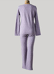 Pyjama violet MASSANA pour femme seconde vue