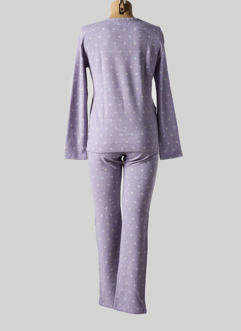 Pyjama violet MASSANA pour femme