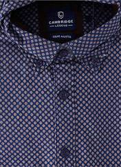Chemise manches longues bleu CAMBRIDGE pour homme seconde vue