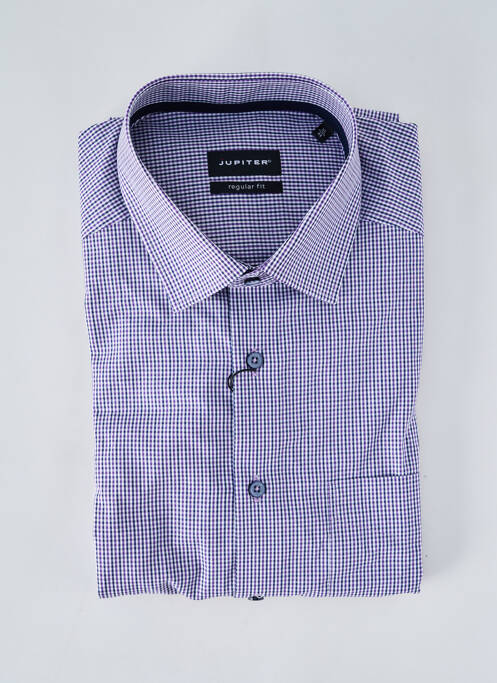 Chemise manches longues bleu JUPITER pour homme