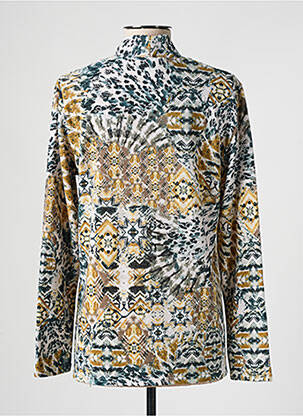 Pull coupe cintrée manches longues jaune GEVANA femme