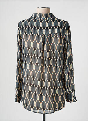 Chemisier tissage crêpe manches longues gris IT HIPPIE femme