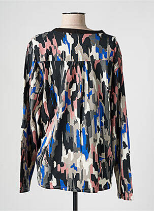 Top imprimé fantaisie manches longues bleu JENSEN femme