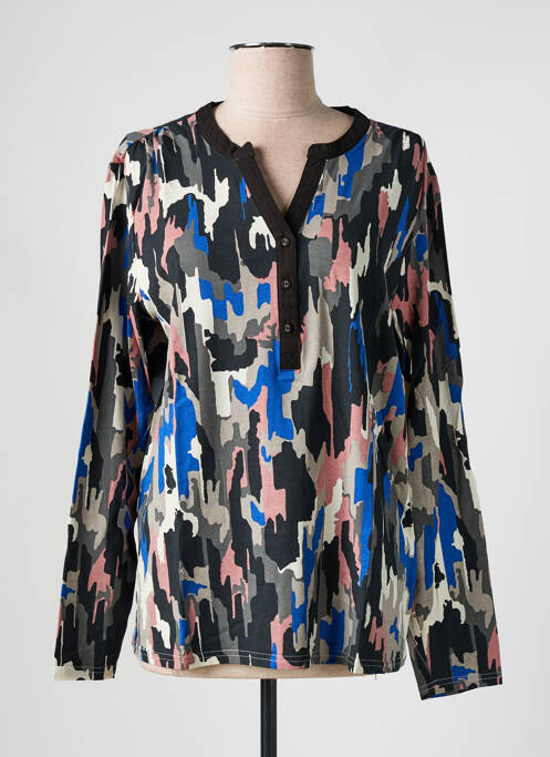 Top bleu JENSEN pour femme