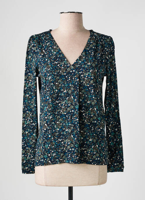 Top bleu JULIE GUERLANDE pour femme