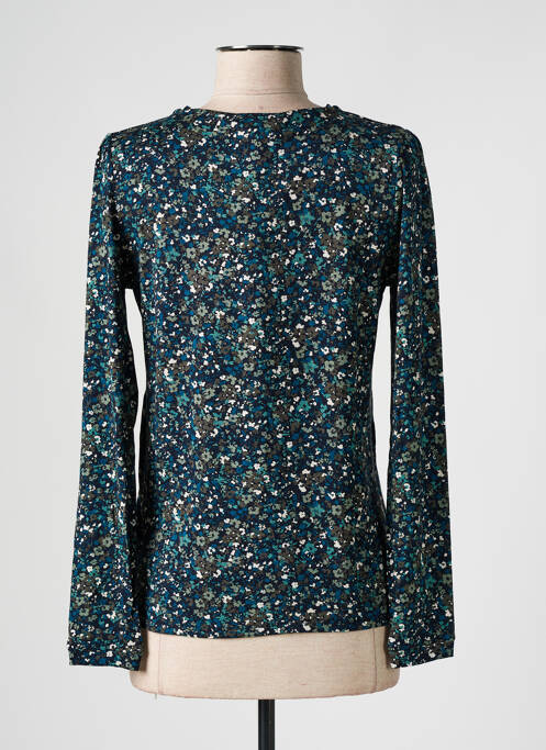 Top bleu JULIE GUERLANDE pour femme