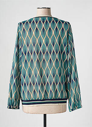 Top imprimé fantaisie manches longues vert IT HIPPIE femme