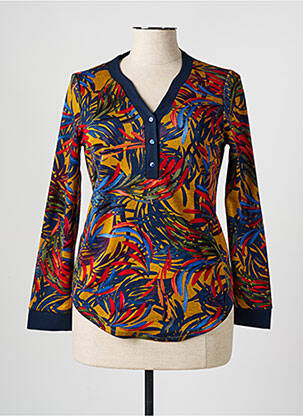 T-shirt manches longues manches longues bleu ELEANE femme