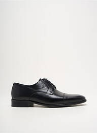 Derbies tissage satiné talon bas noir PIERRE CARDIN homme