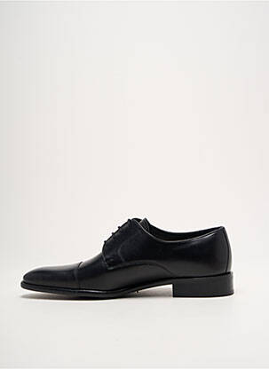 Derbies tissage satiné talon bas noir PIERRE CARDIN homme