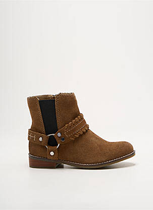 Bottines/boots nubuck talon bas marron LILYBELLULE fille