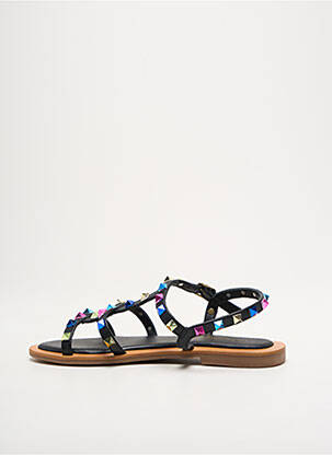 Sandales/nu pieds matière lisse talon plat jusqu'à 3cm noir LES TROPEZIENNES PAR M.BELARBI femme