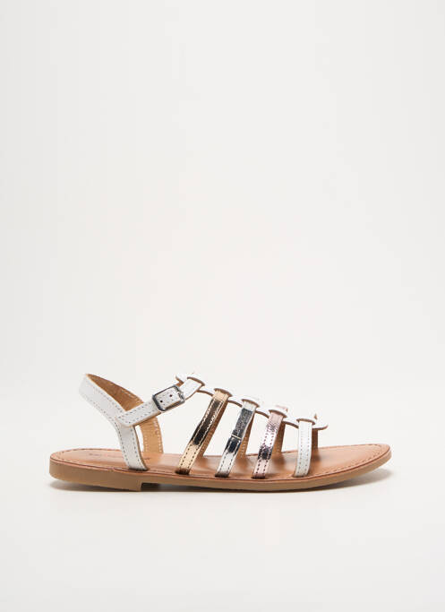 Spartiates blanc LES TROPEZIENNES PAR M.BELARBI pour fille