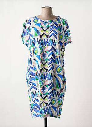 Robe courte manches courtes manches courtes bleu CECIL femme