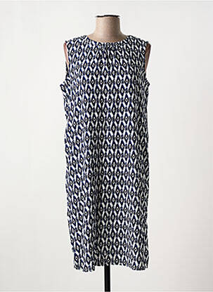Robe mi-longue sans manche sans manche bleu CECIL femme