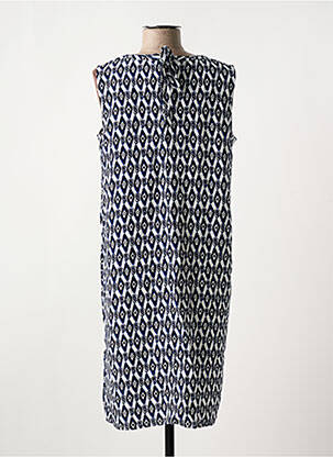 Robe mi-longue sans manche sans manche bleu CECIL femme
