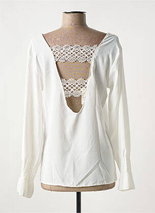Top manches longues manches longues blanc ESTEE BROWN femme