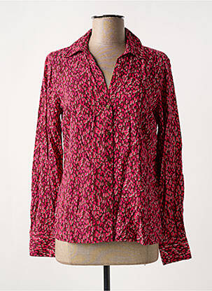 Chemisier coupe cintrée manches longues rose GARCIA femme