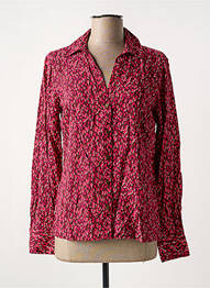 Chemisier coupe cintrée manches longues rose GARCIA femme