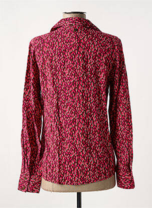 Chemisier coupe cintrée manches longues rose GARCIA femme