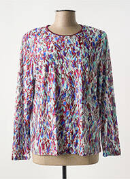 Top tissage jersey manches longues rouge GENUINE femme