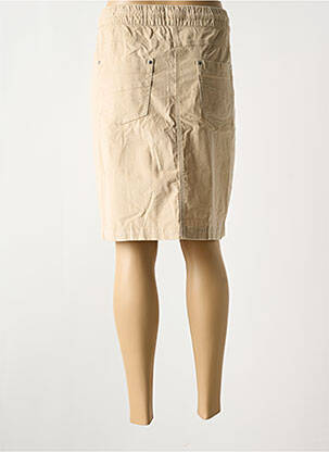 Jupe mi-longue stretch beige CECIL femme