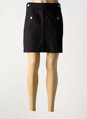 Jupe courte poches noir MORGAN femme