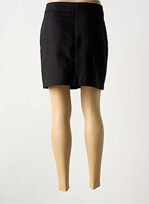 Jupe courte taille à pinces noir MORGAN femme